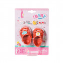 Обувь для куклы BABY BORN - ПРАЗДНИЧНЫЕ САНДАЛИИ С ЗНАЧКАМИ (на 43 сm,красные)